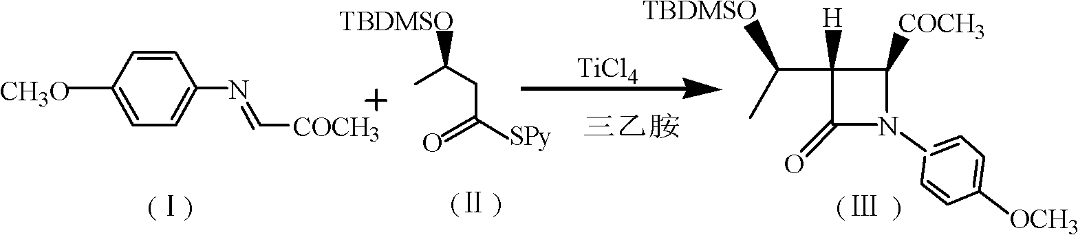 Synthesis method of 4-acetoxyl-2-azetidinone