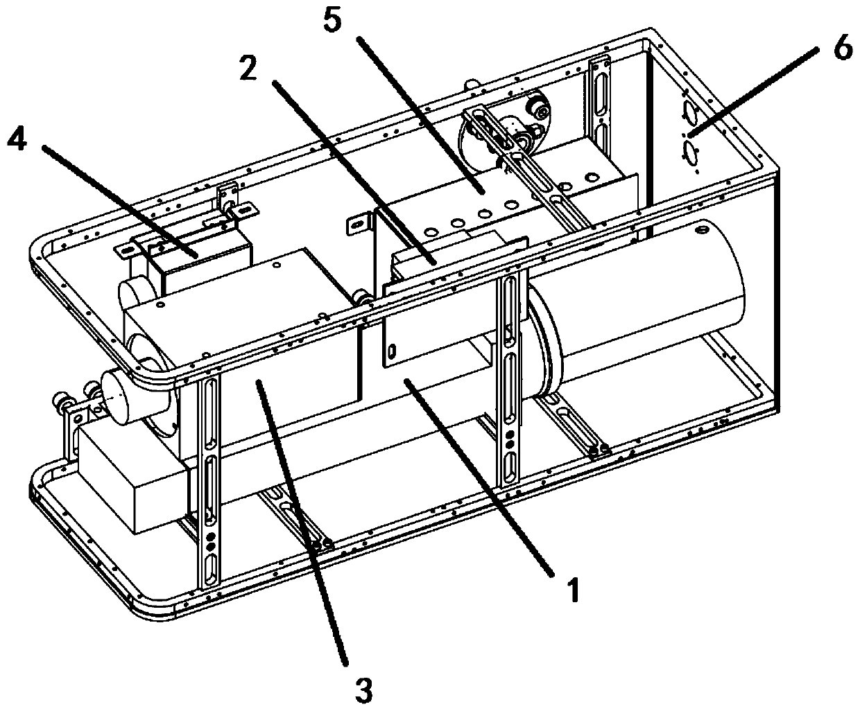 Airborne pod radiation environment monitoring device