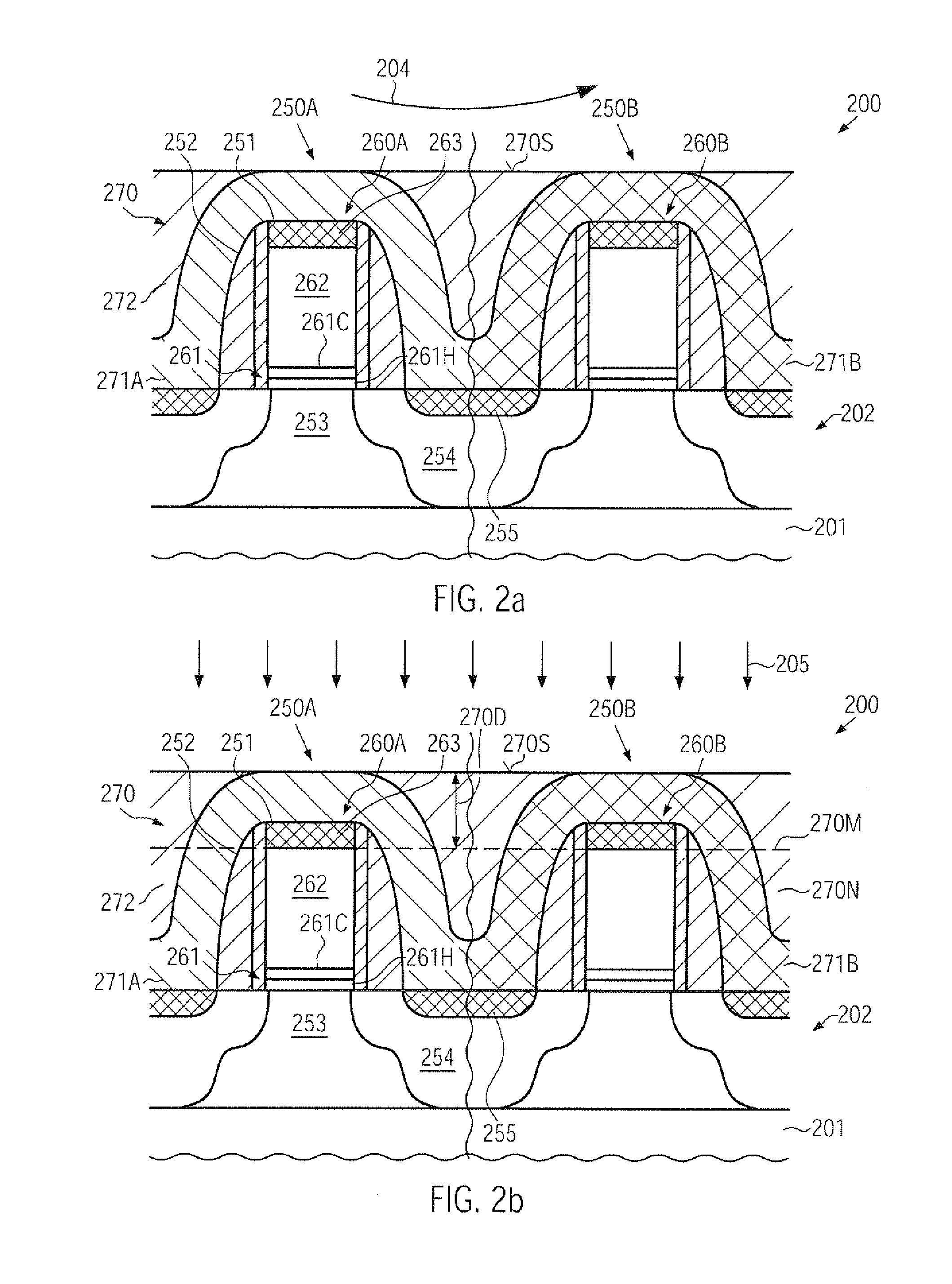 Technique for exposing a placeholder material in a replacement gate approach by modifying a removal rate of stressed dielectric overlayers