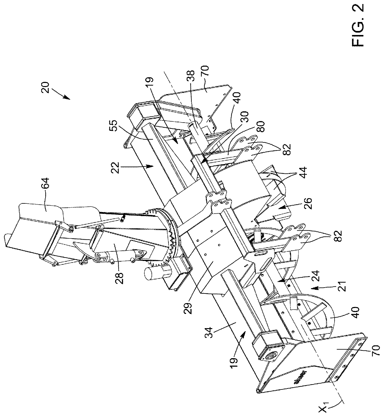 Impeller for snowblower and combined snowblower and snowplow