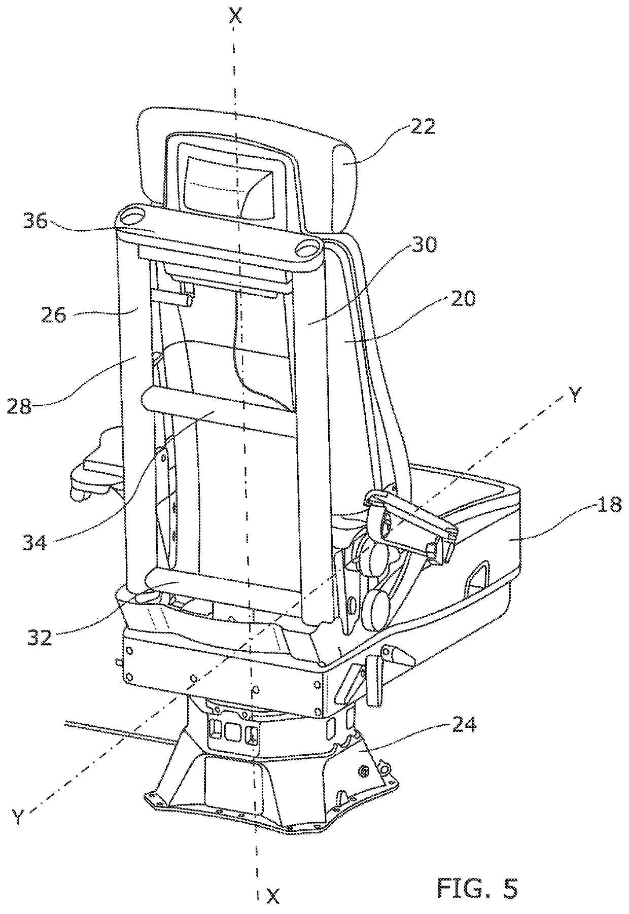 Aircraft pilot seat