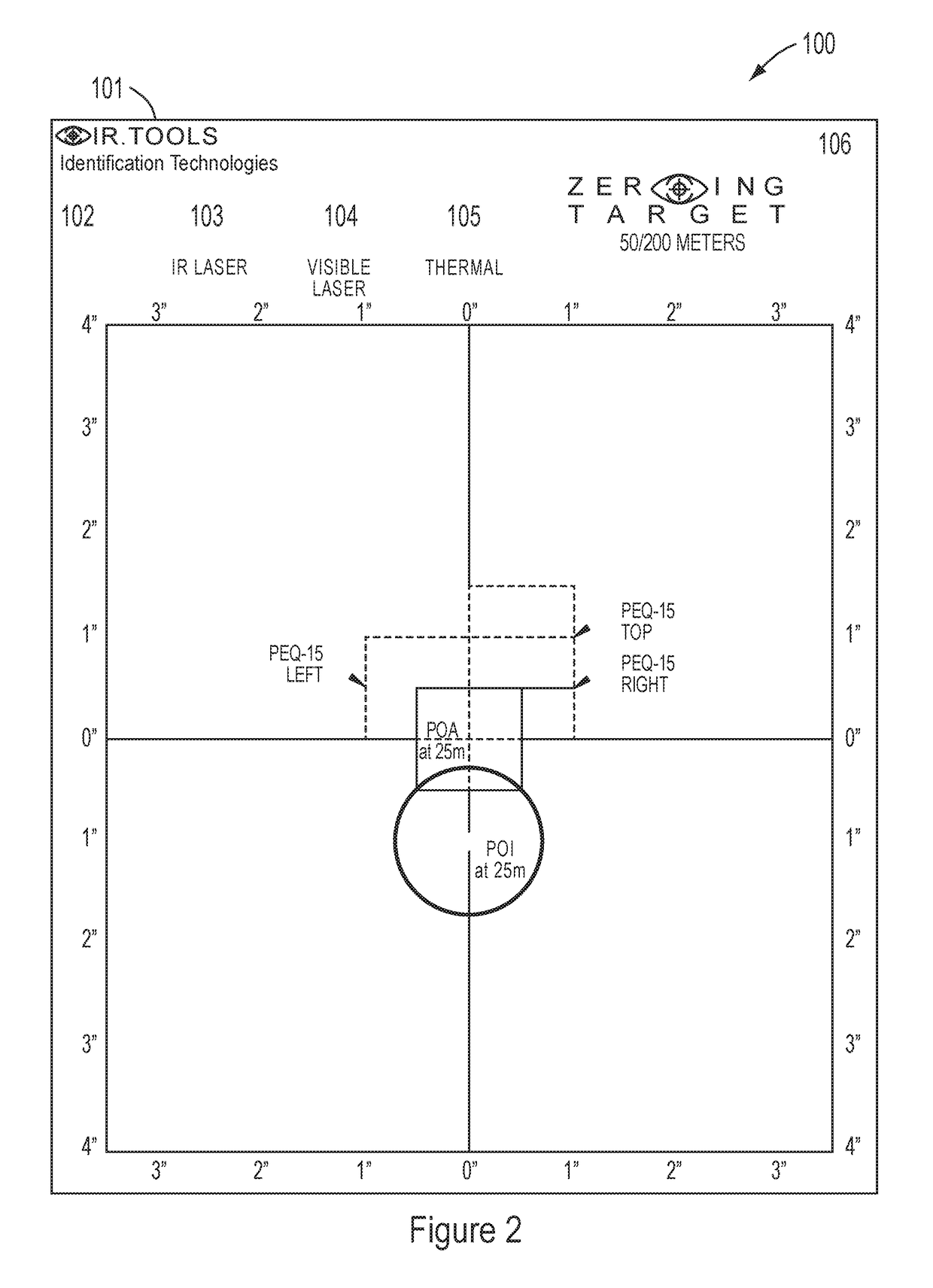 Universal weapon zeroing target