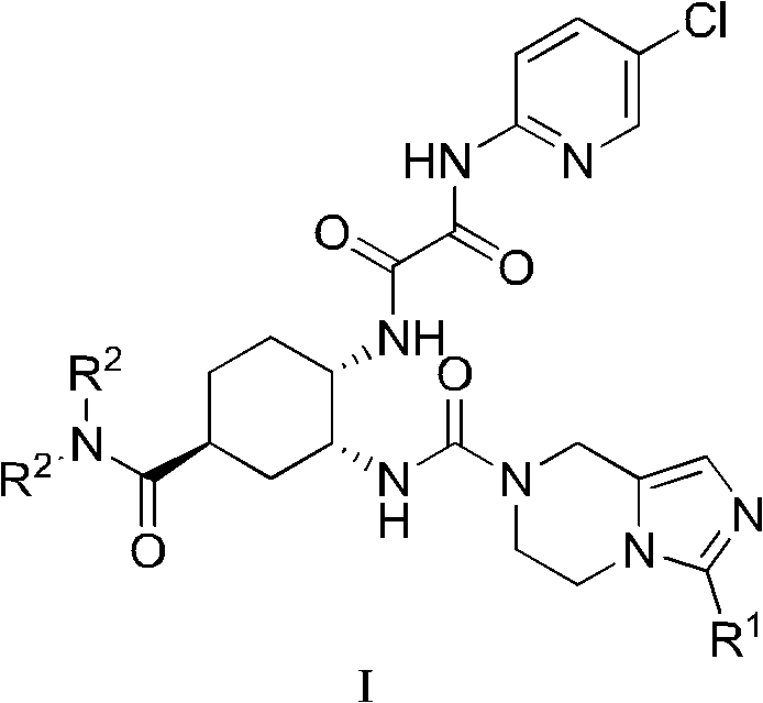 Anticoagulant diamine derivative