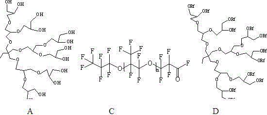 High-efficiency and environment-friendly type oxa-perfluoropolyether oil field demulsifier and preparation method