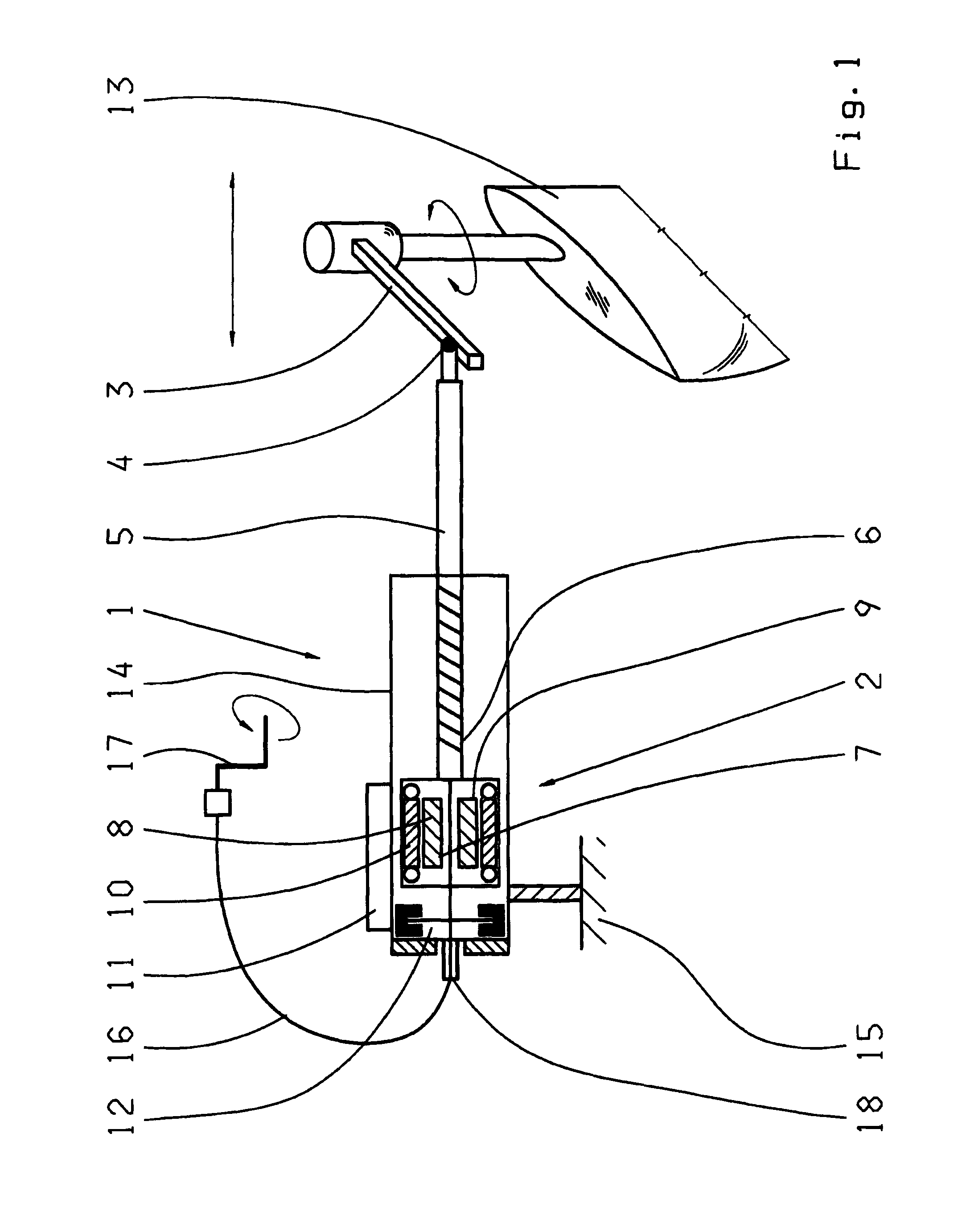 Steering actuator for a steer-by-wire ship's control system and method for operating said steering actuator