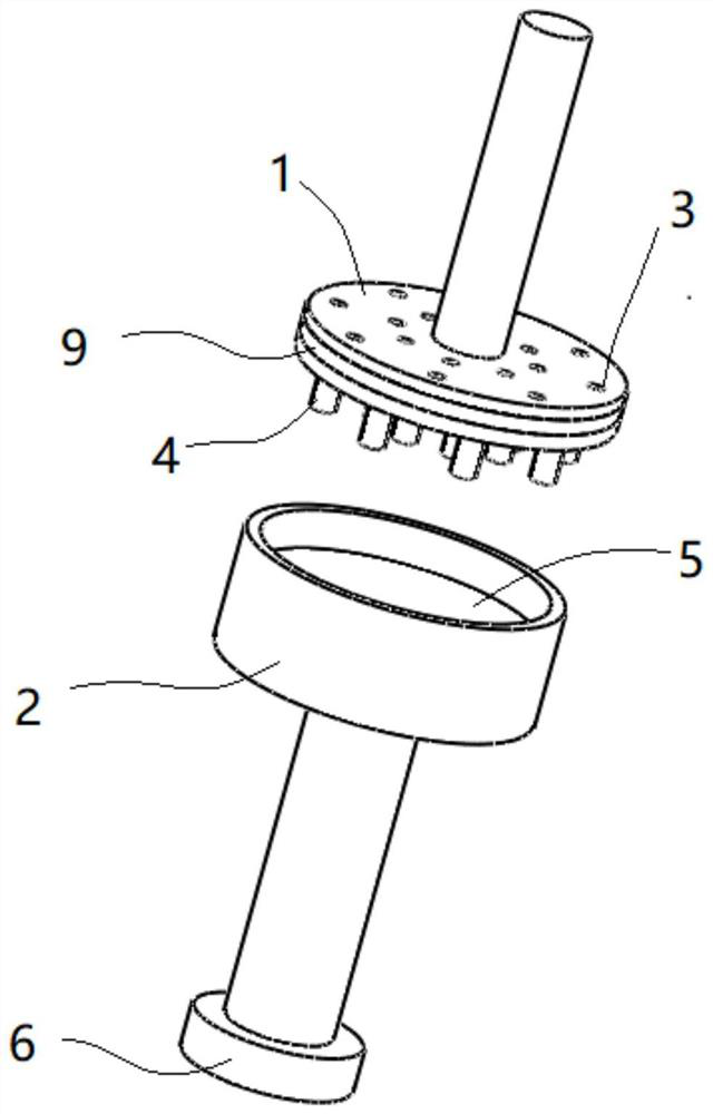 A stamping die set and its working method