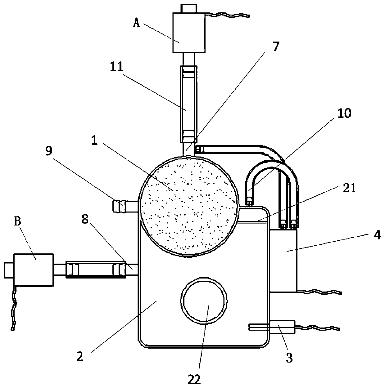 Water softening device and soft water treatment control method