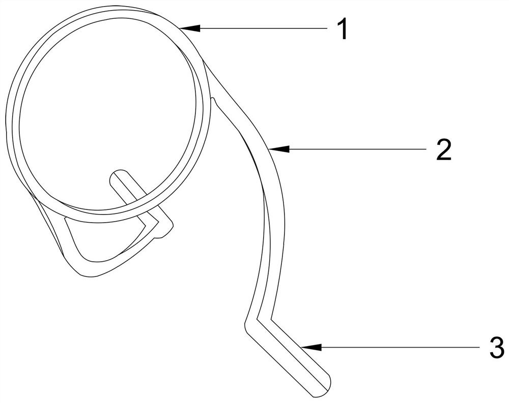 Fiber-reinforced guide eye and method for manufacturing fiber-reinforced guide eye