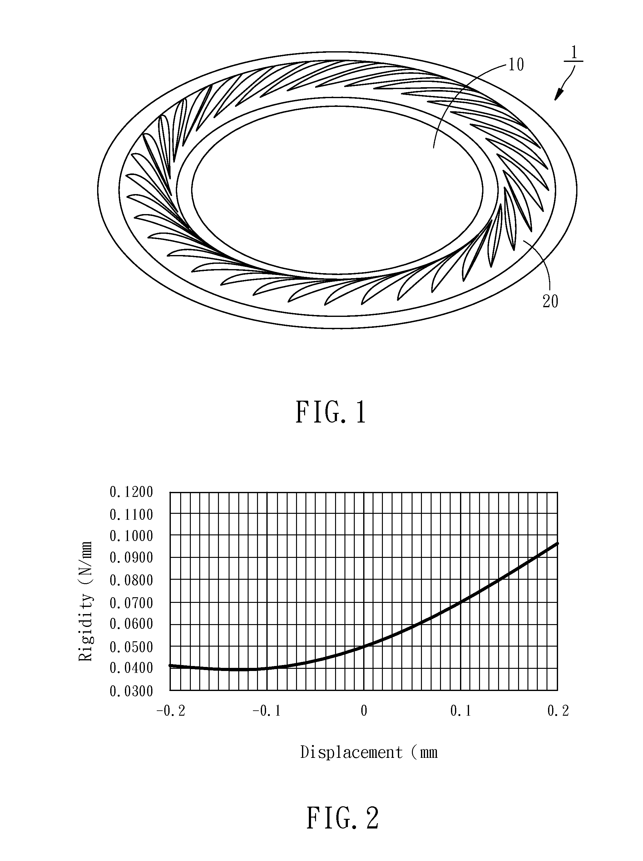 Diaphragm having improved surround structure