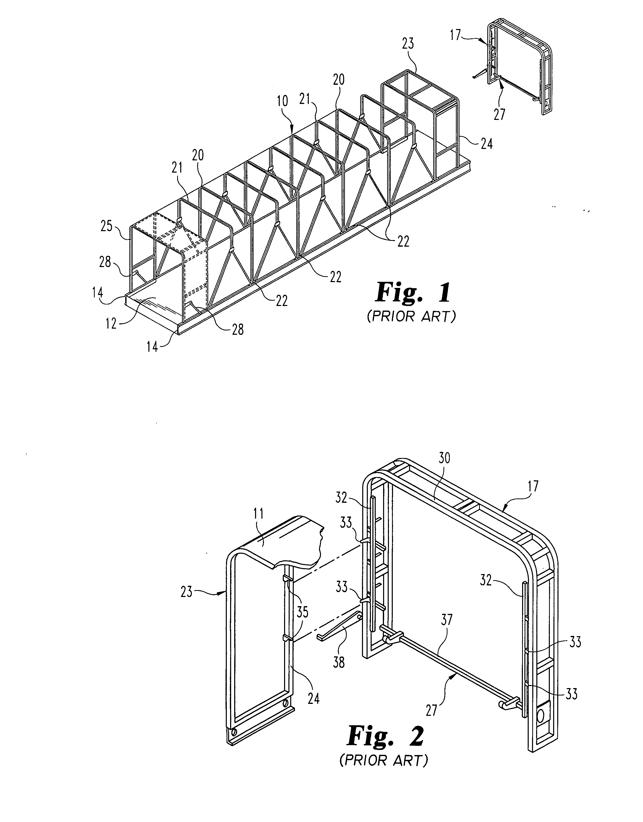 Locking mechanisms for a retractable tarpaulin system