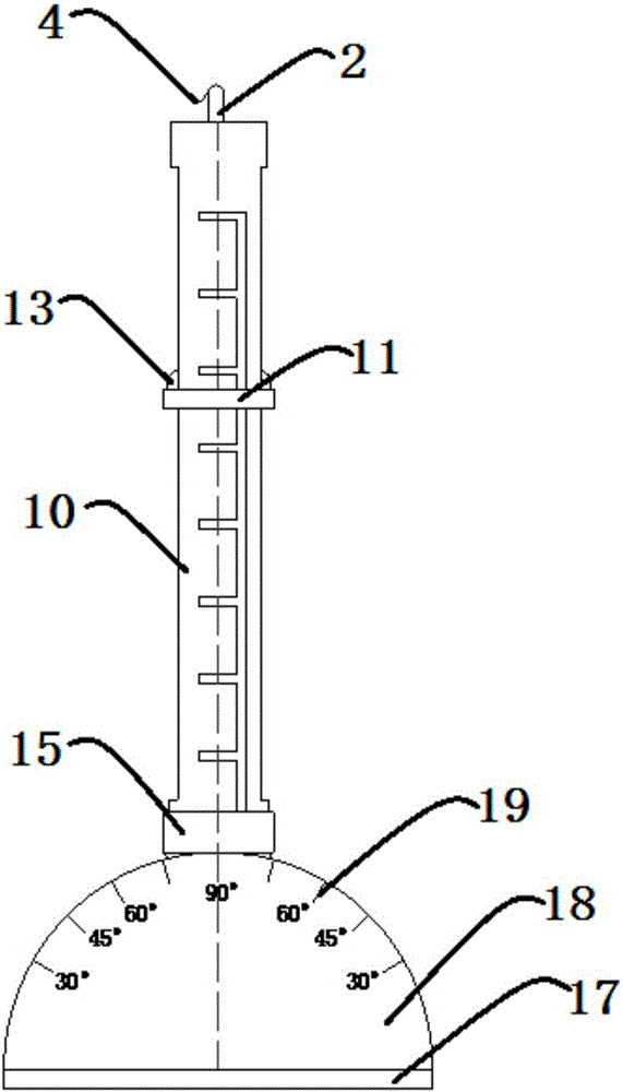 Lung nodule puncturing and positioning device applied to CT (Computed Tomography) guidance