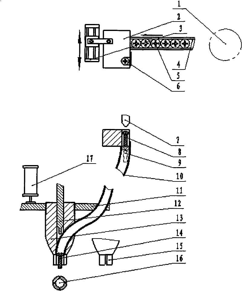 Automatic screw locking device with elastic chuck
