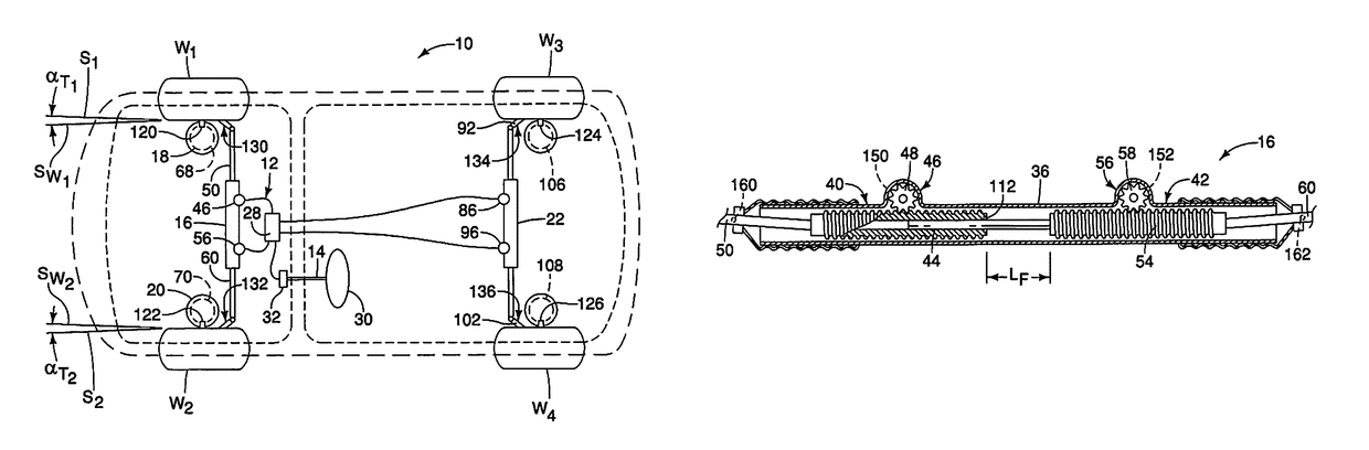 Vehicle adaptive steering control apparatus