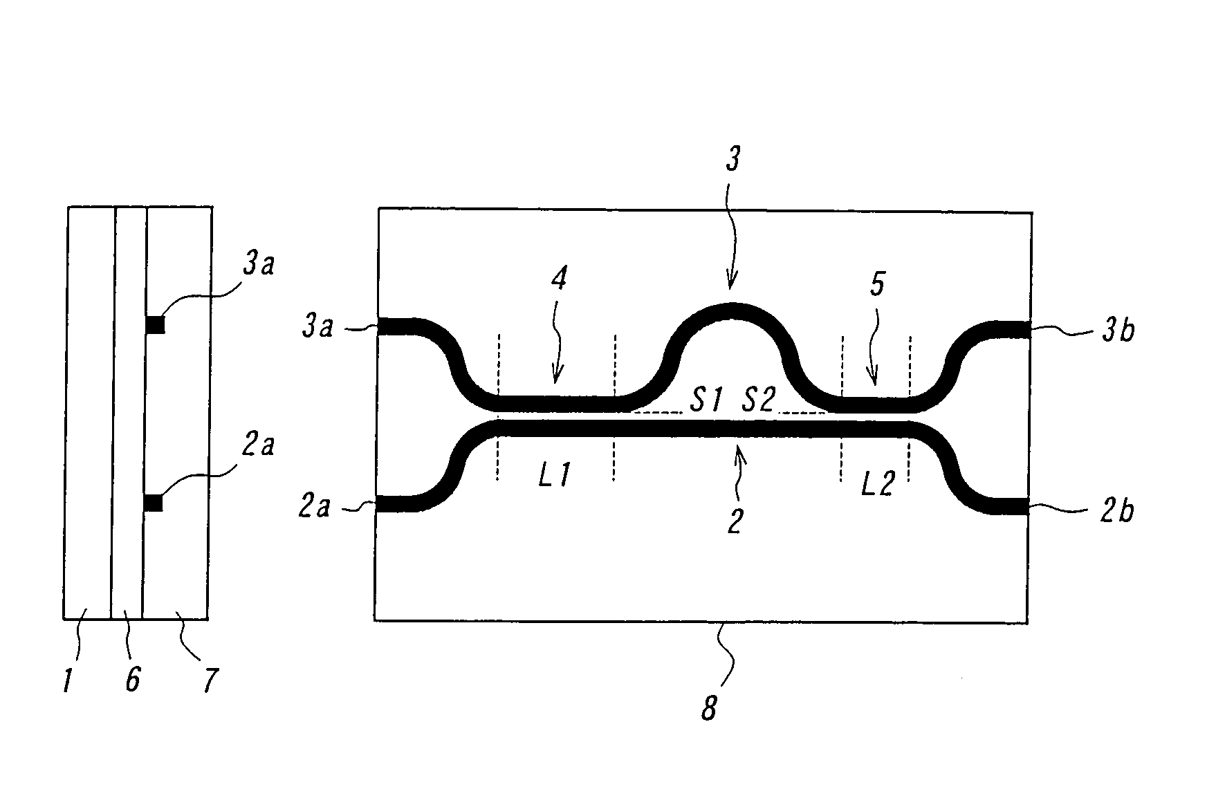 Optical waveguide coupler circuit device