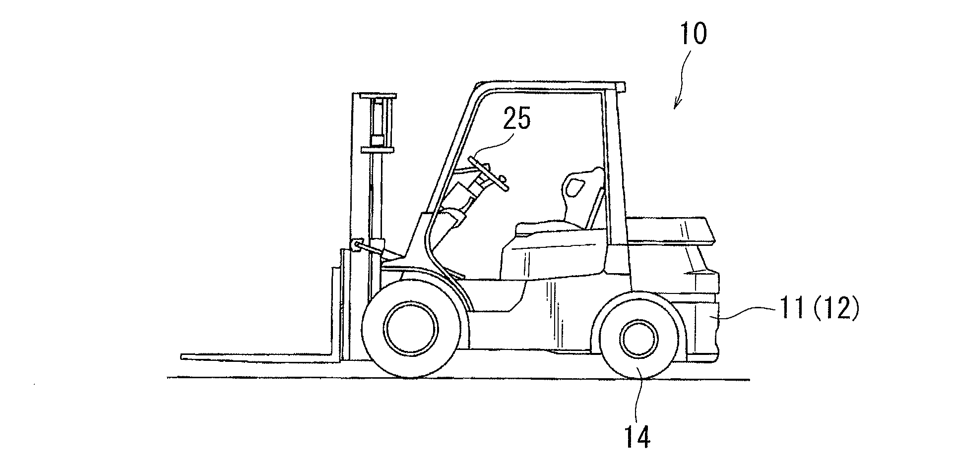 Axle support structures for industrial vehicles