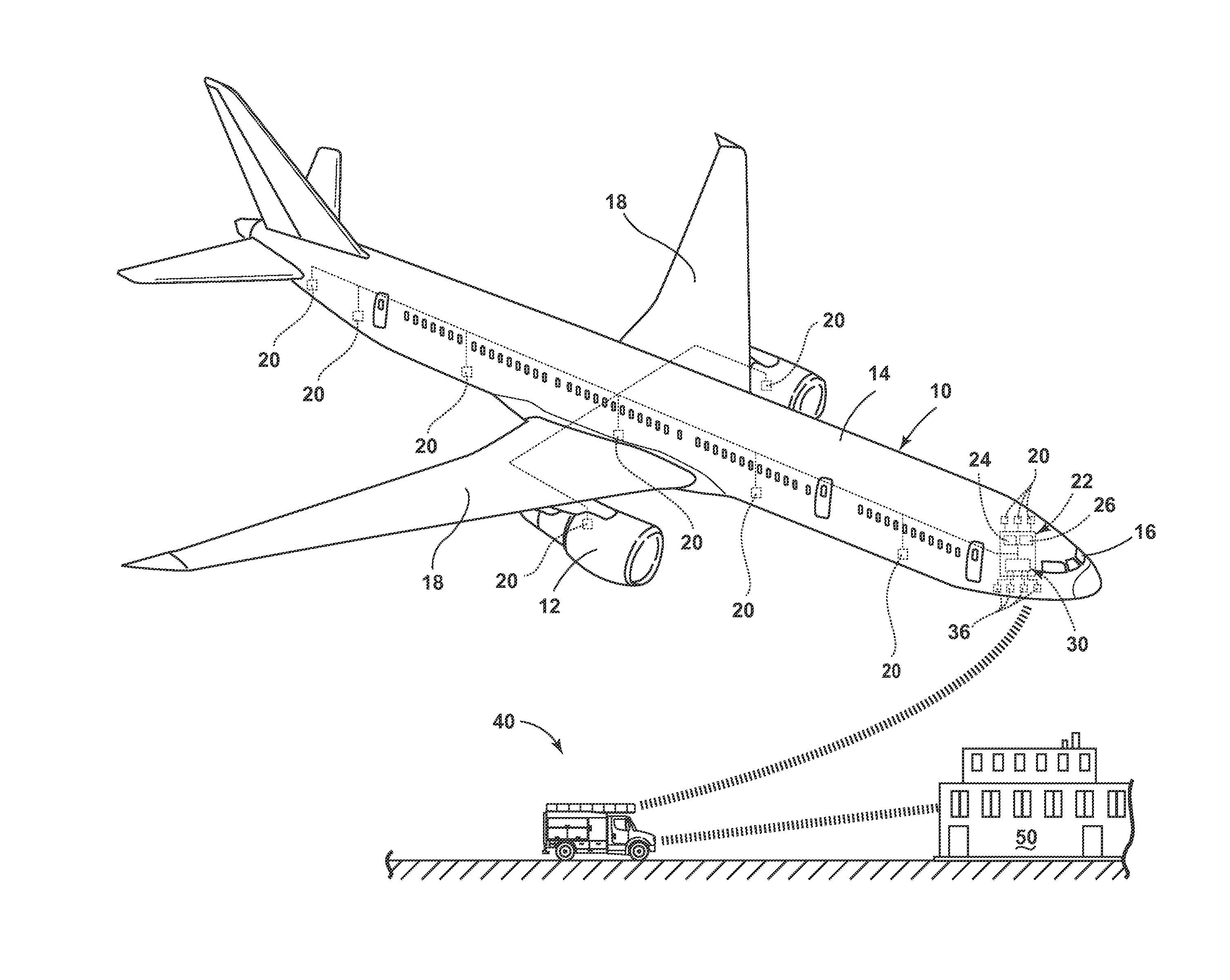 Method of identifying faults in an aircraft