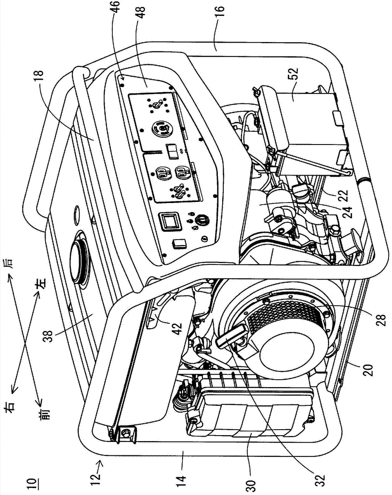 Four-cycle engine and engine generator