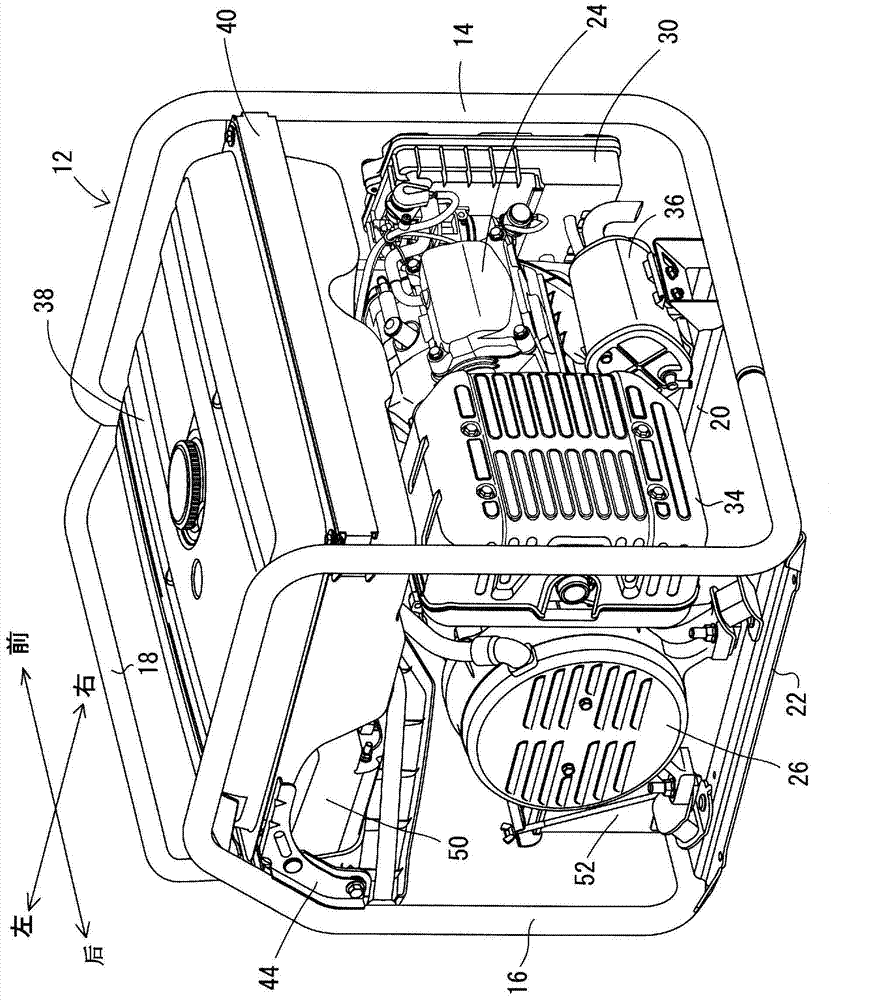 Four-cycle engine and engine generator
