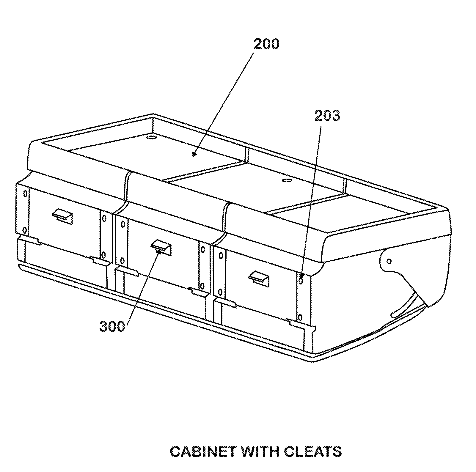 Cabinet cleat