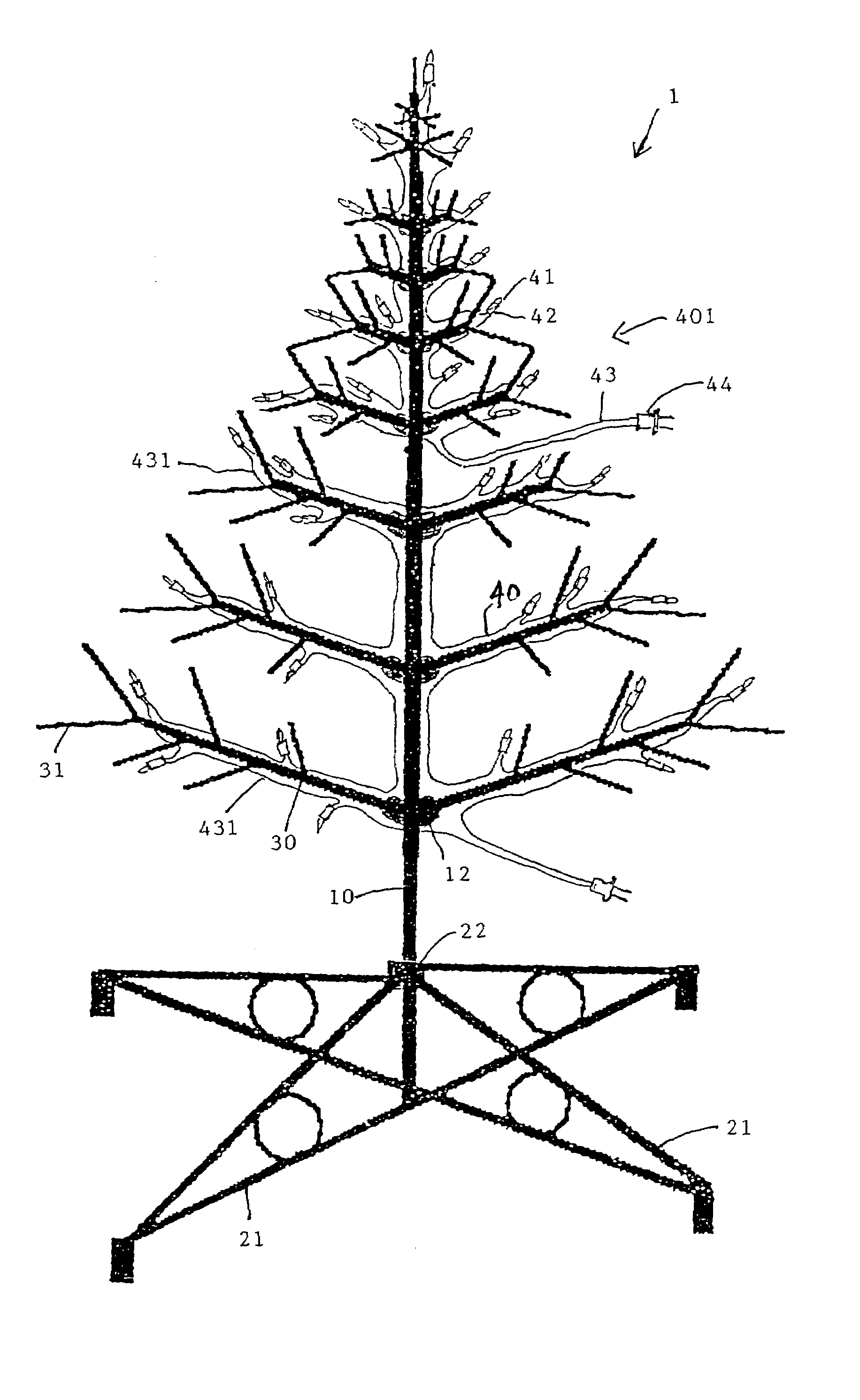 Decorative tree lamp