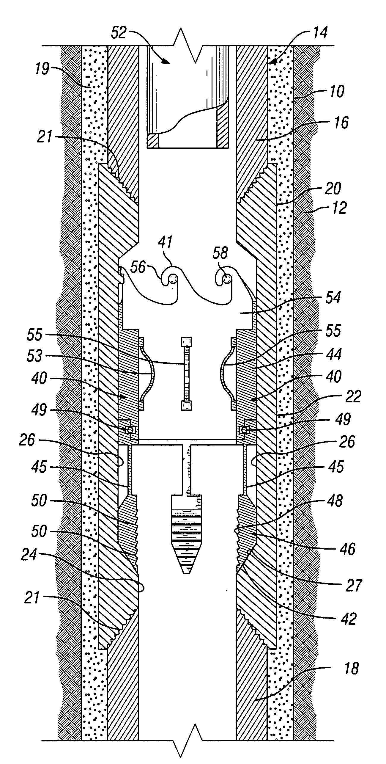 Casing coupler liner hanger mechanism