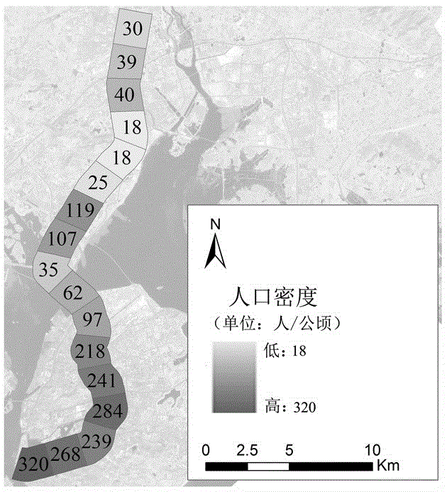 Method of identifying urban function area integrated with population density and landscape structure
