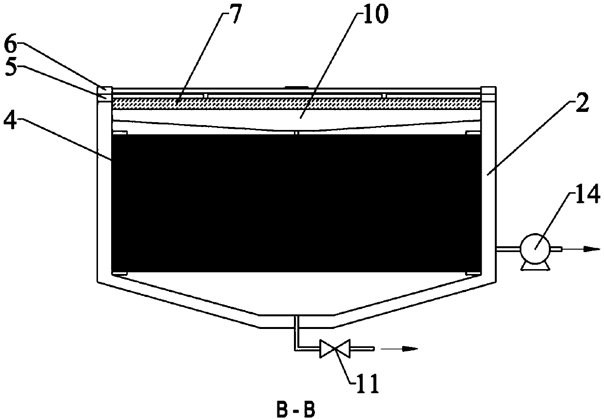 Three-dimensional pulse type electrochemical laundry wastewater reuse device