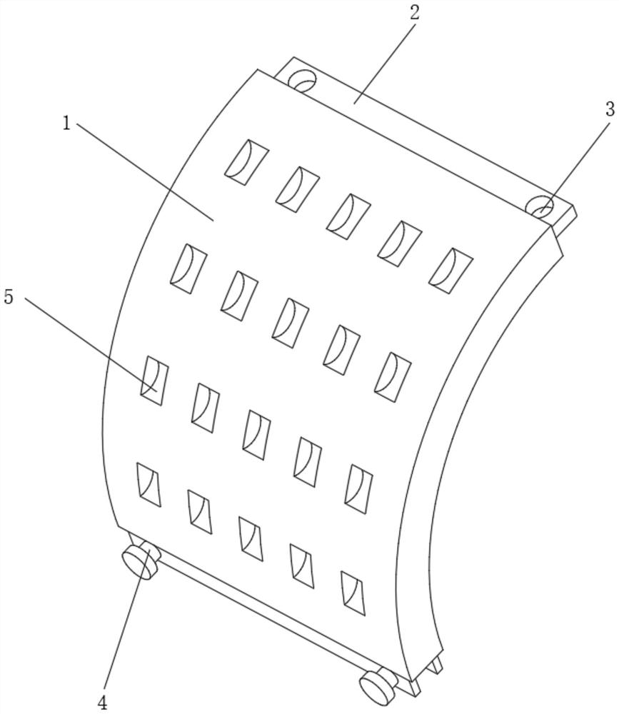 Waterproof shield segment