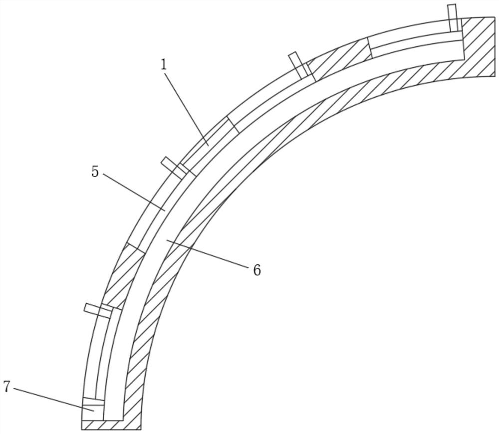 Waterproof shield segment