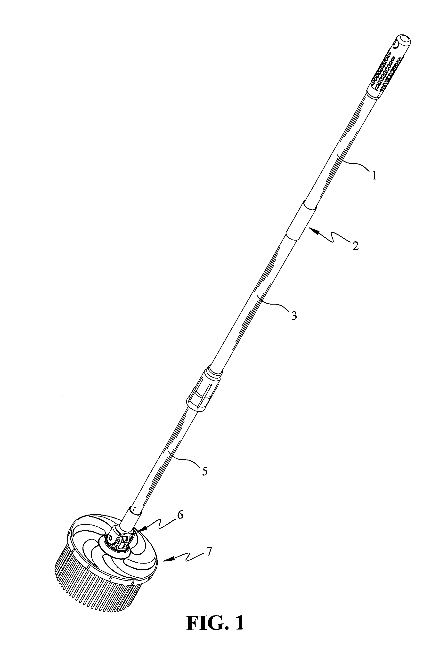 Mop with spinning device