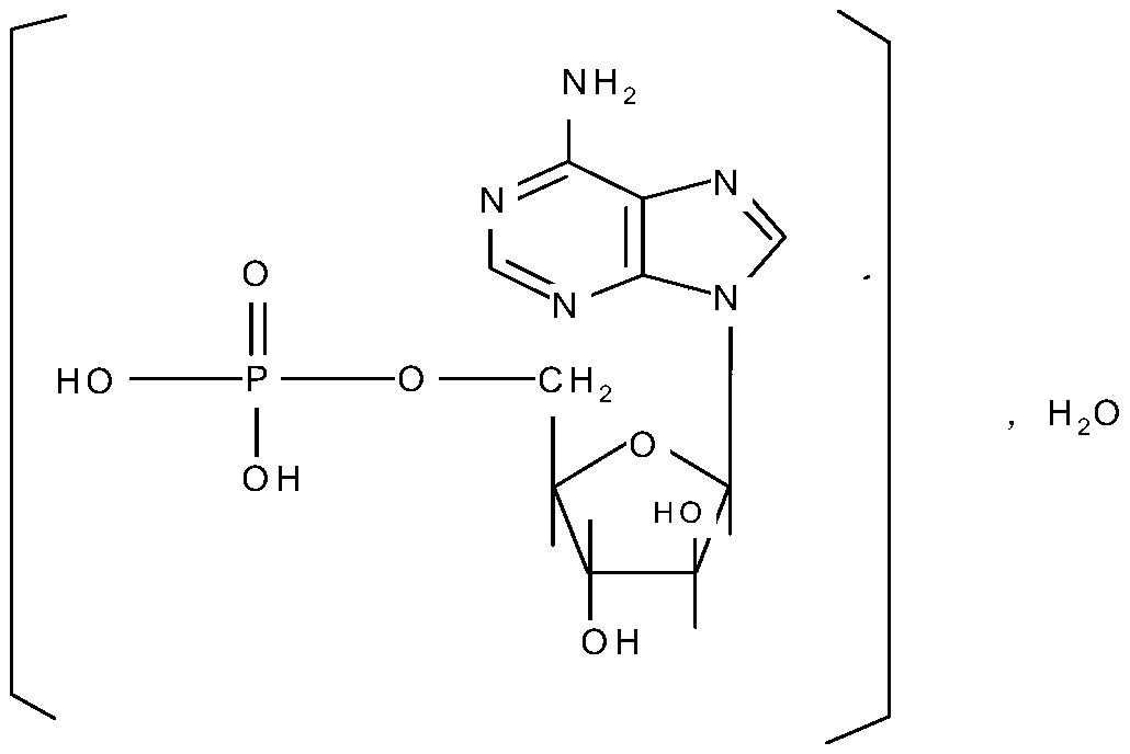 A kind of preparation method of adenosine monophosphate arabinoside