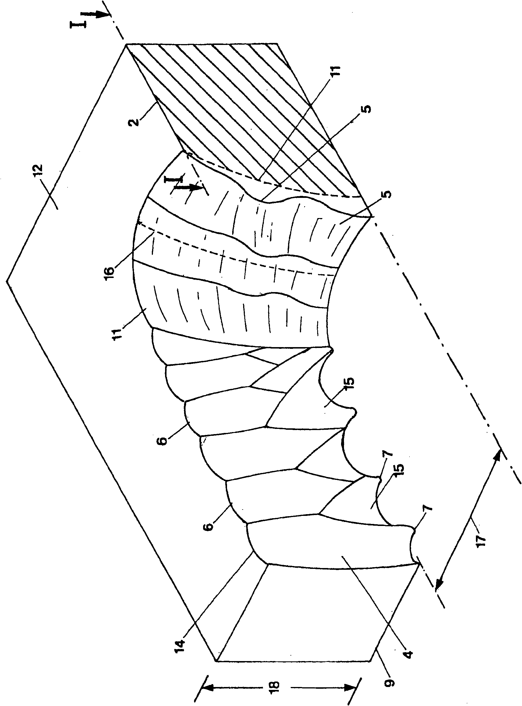 Method for material removal and device for carrying out said method