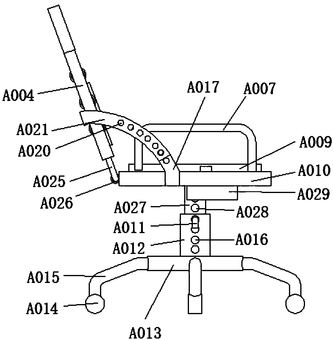 Treatment chair for orthopedics spinal injury with treatment effect