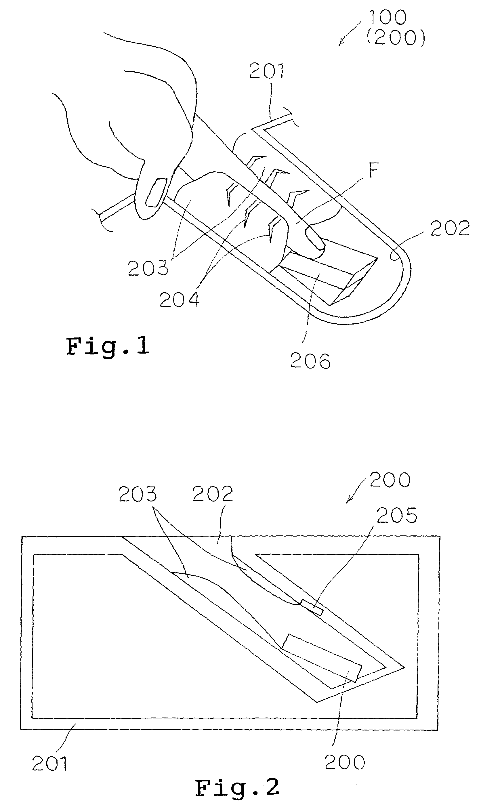 Data reader for reading biological data from constrained human body region