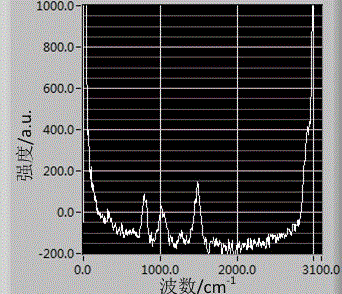 Portable laser raman spectrometer based on prismatic decomposition