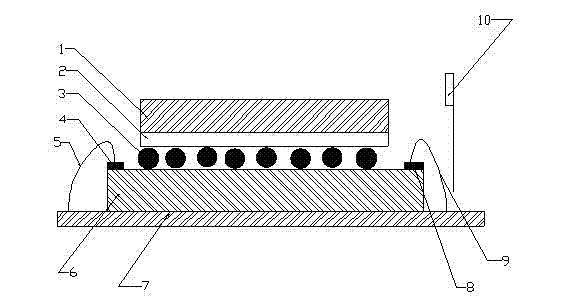 Heat-removal LED (light-emitting diode) integrating SiC substrate and diamond film