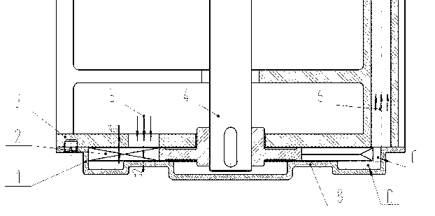 Cooling pump of machine tool