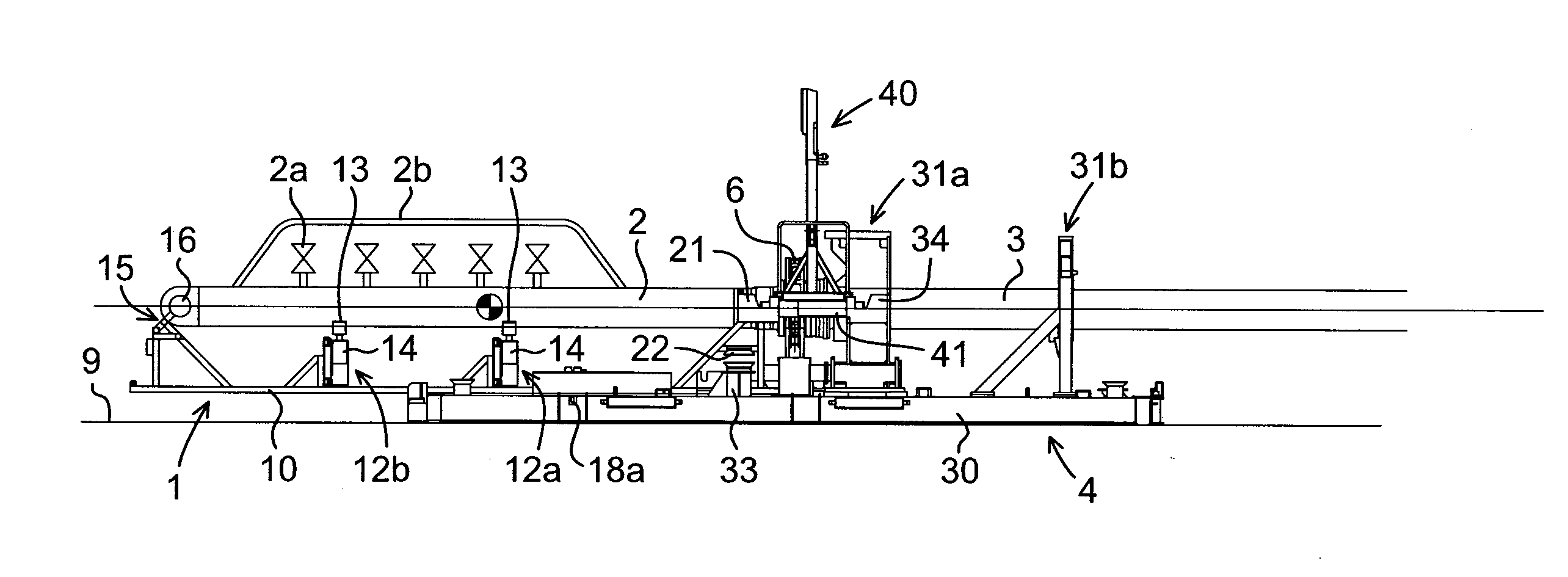 Arrangement system and method for retrieving a laydown head