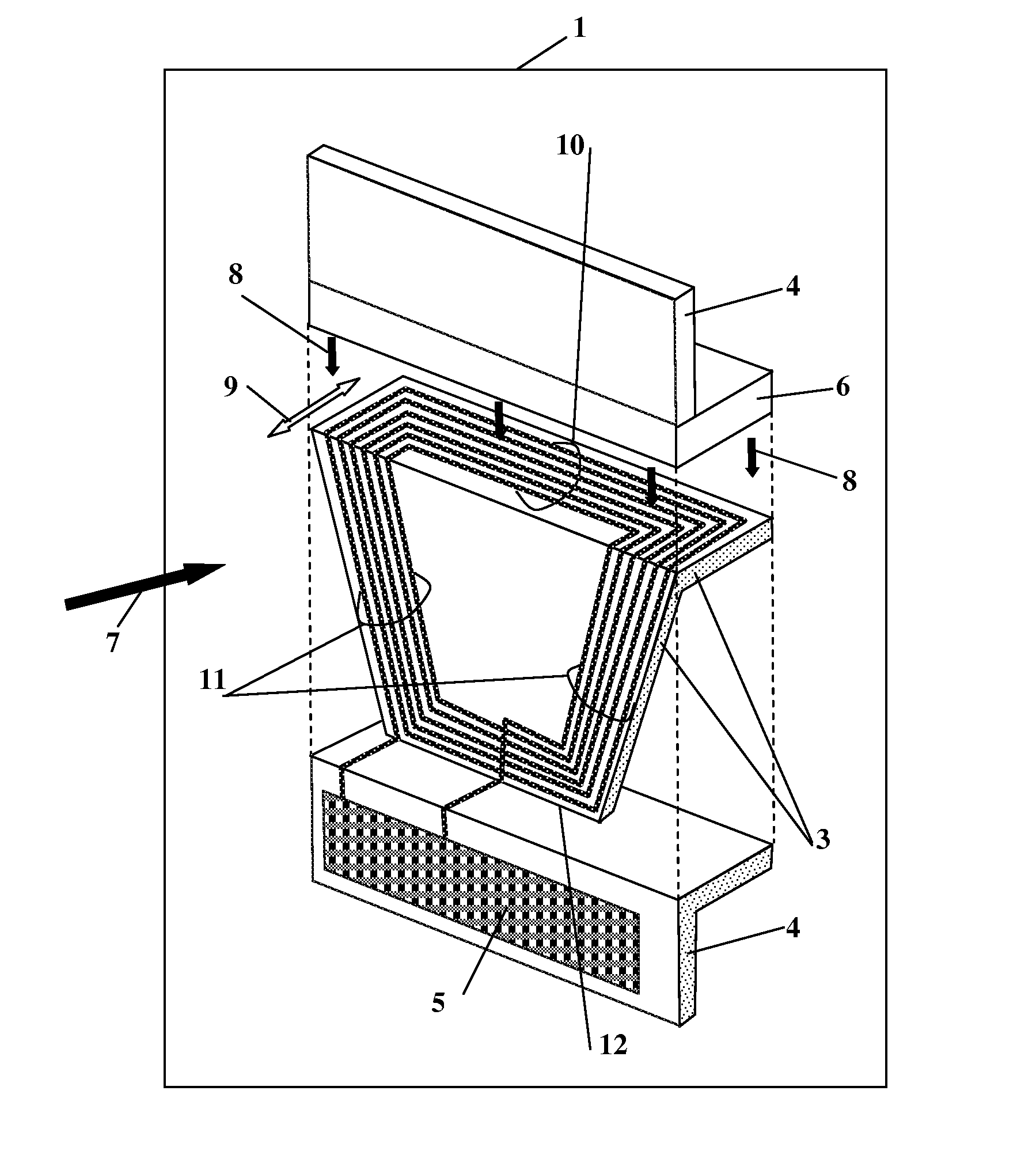 Device and method for harvesting energy from flow-induced oscillations