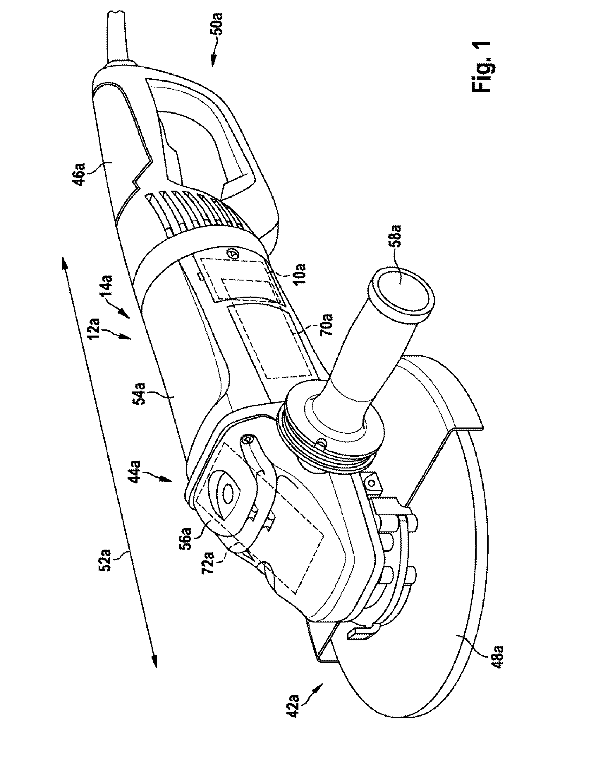 Armature shaft bearing unit