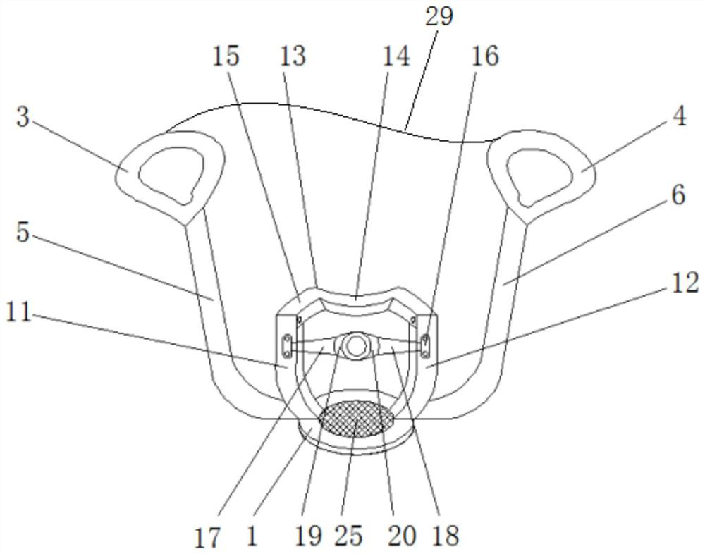 Fixing device for oral-cavity intubation tube