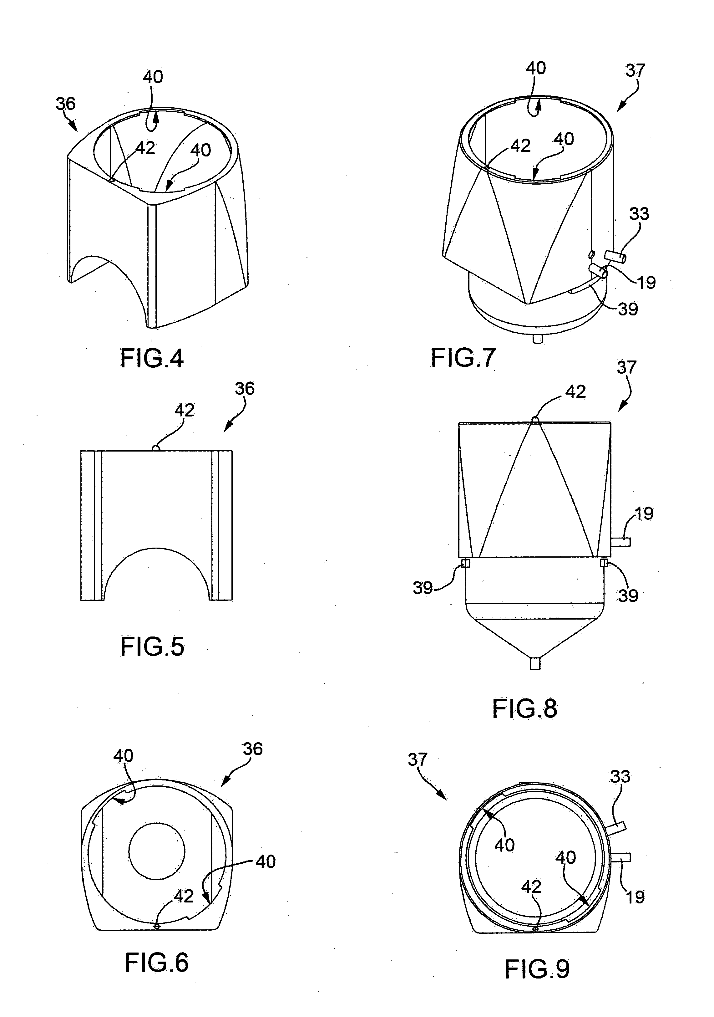 Method and device for dissolving solid substances in water