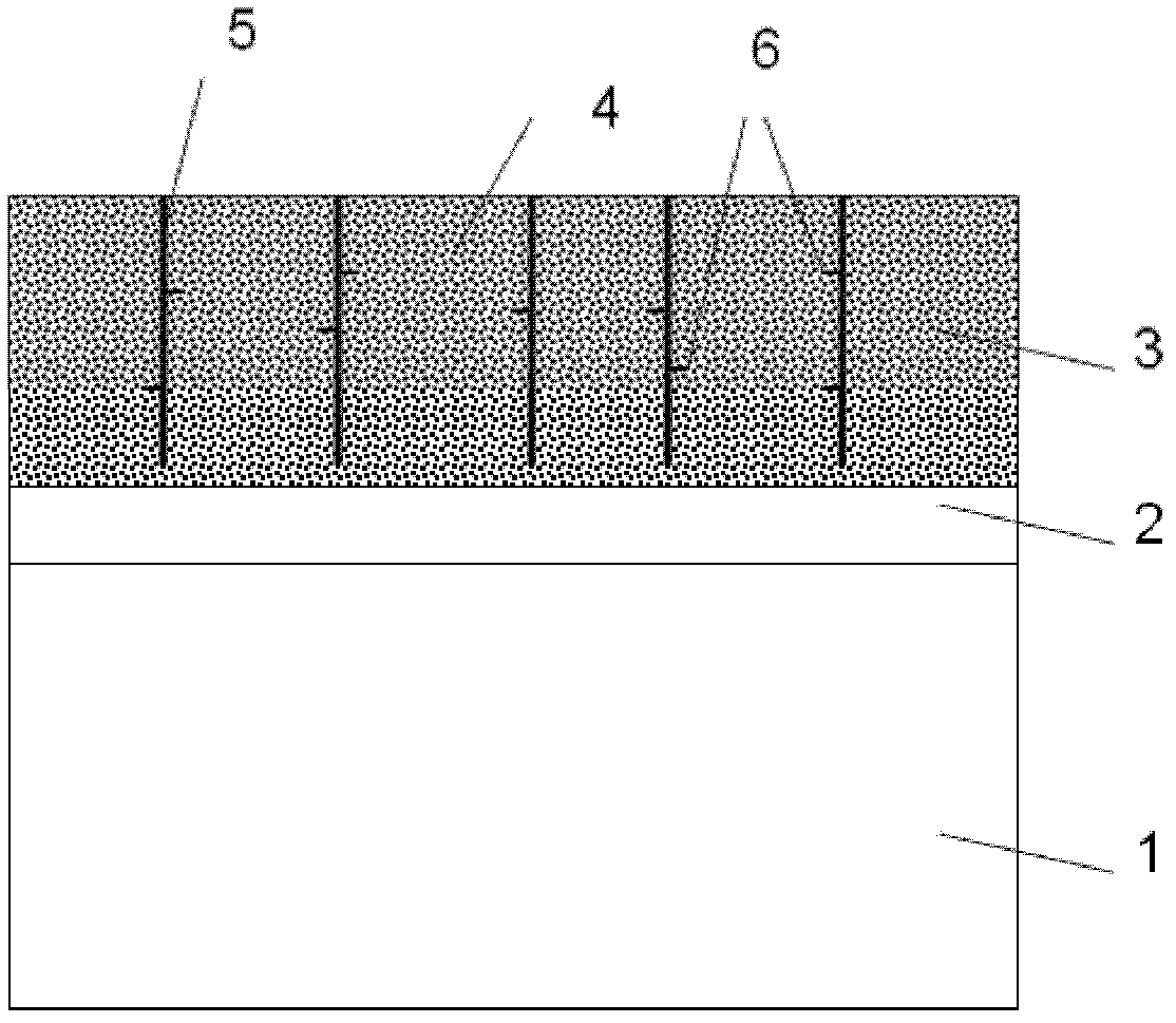 Nanometer/columnar-like crystal mixing structure thermal barrier coating and preparation method thereof