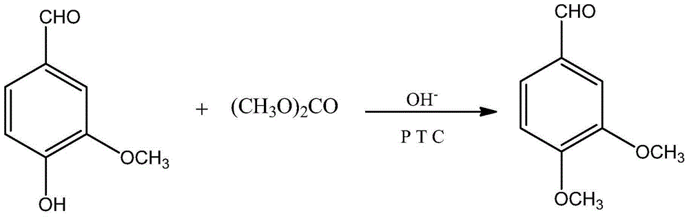 Veratraldehyde preparation method