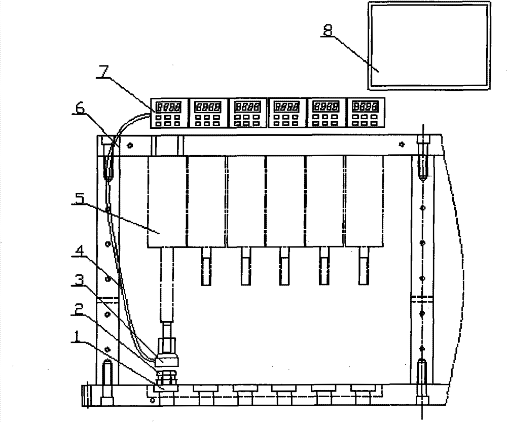 Method for detecting air tightness of 12 stations of automotive water seal