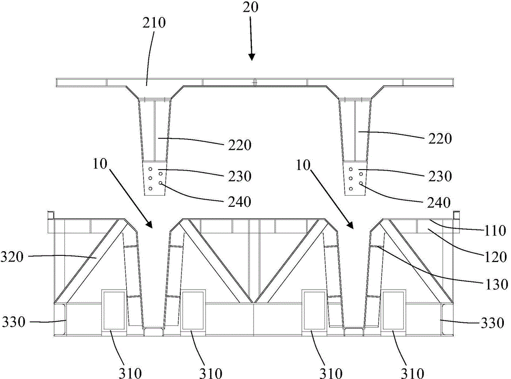 Novel large-span load-bearing prestress double-T plate construction method