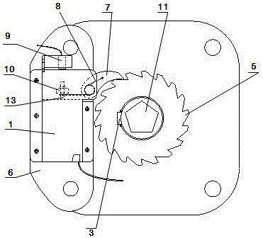 Electric locking device for water getting valve of outdoor fire hydrant