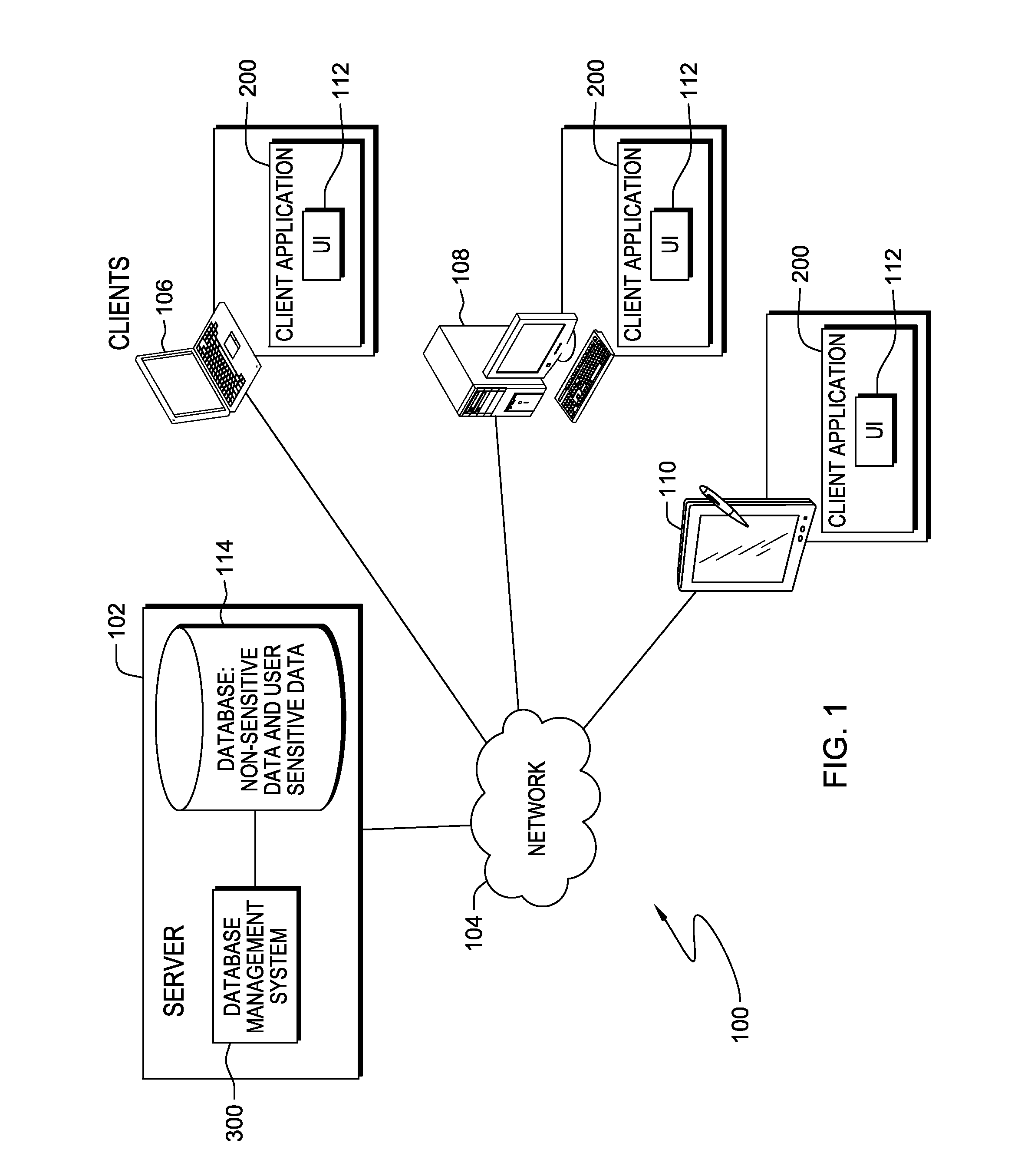Field level database encryption using a transient key
