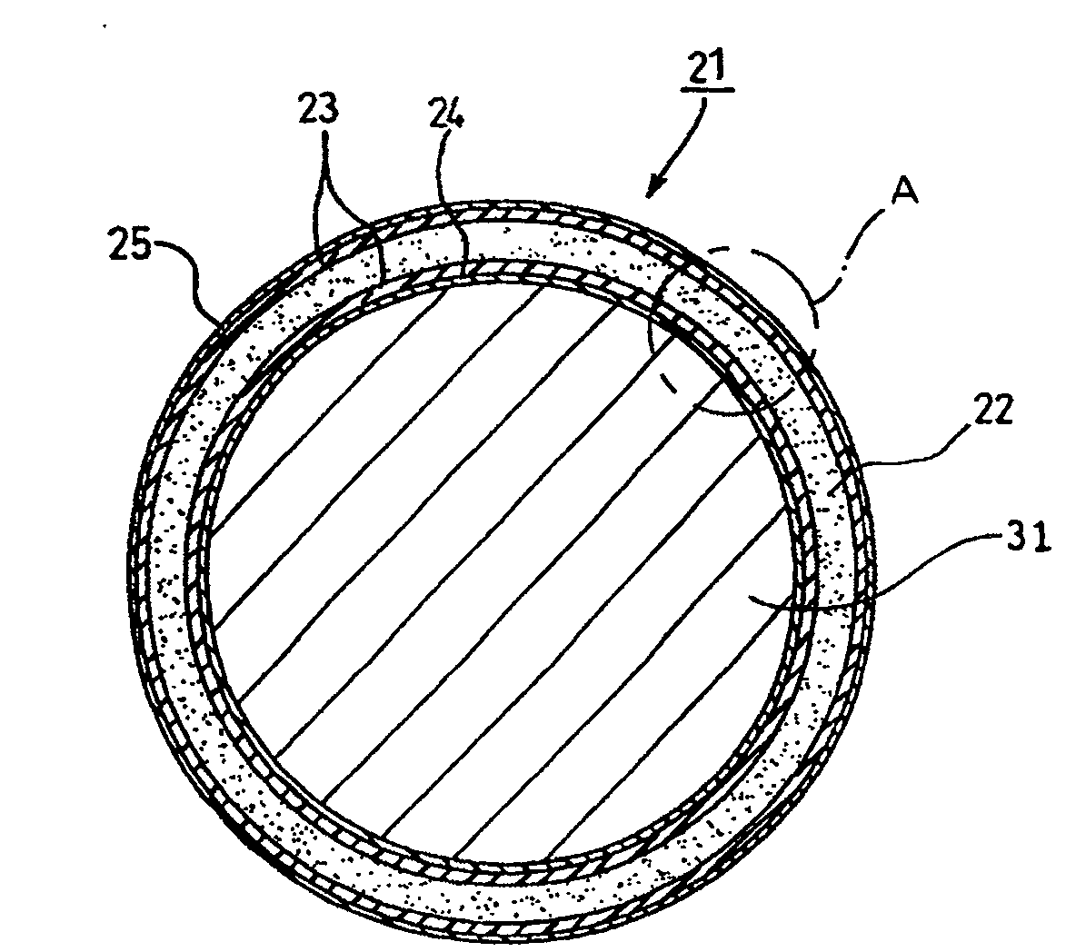 Reinforced composite pipe and manufacturing apparatus thereof