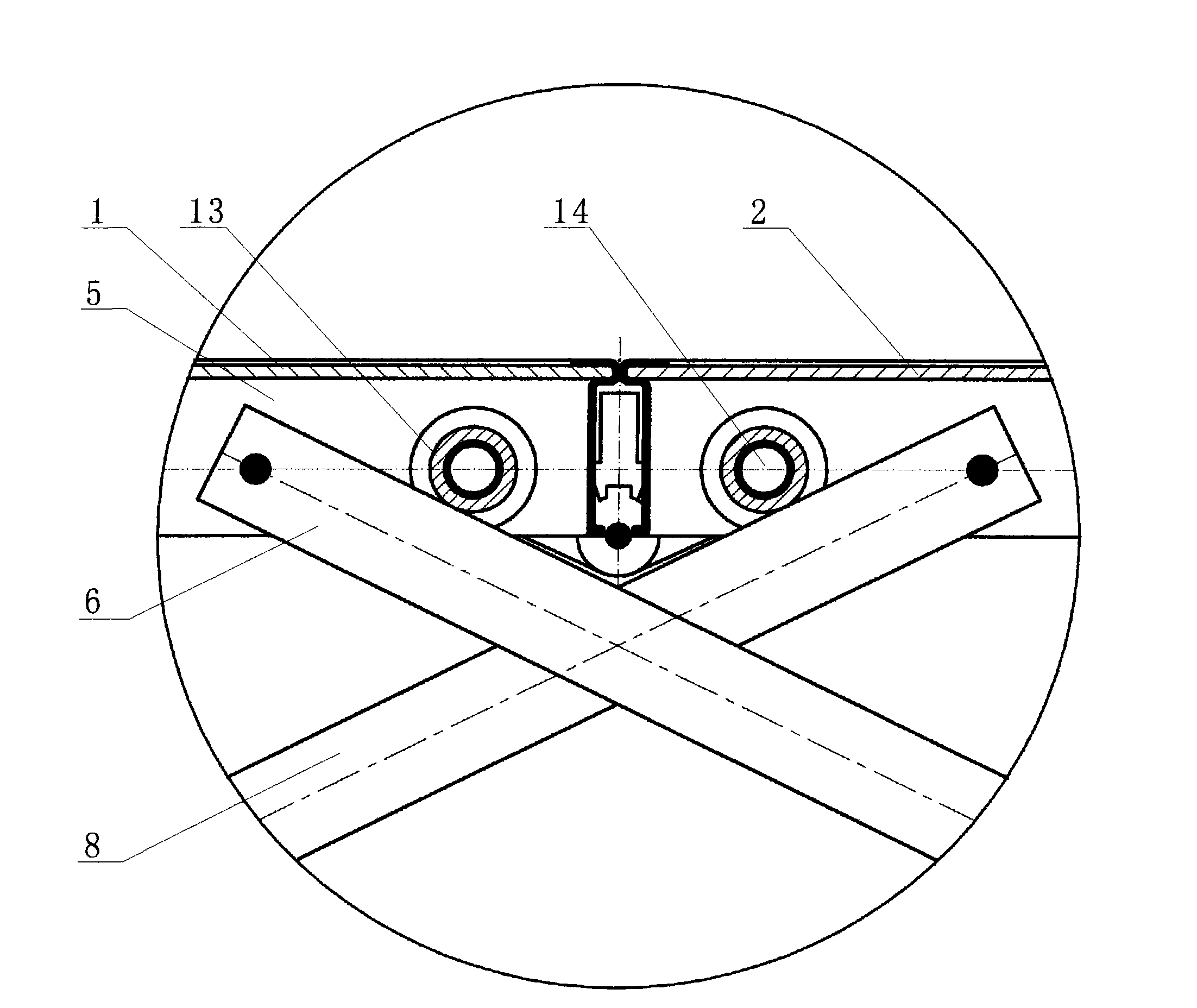 Box-type folding table